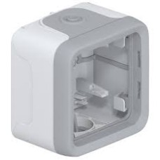 Коробка для накладного монтажа с мембранными сальниками серый 1 пост Plexo Legrand 069651