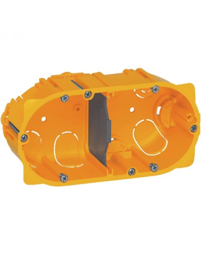 Коробка для сухих перегородок 2-местная, глубина 40 мм Batibox Legrand 080042 в Москве Распределительные коробки Pintop.ru