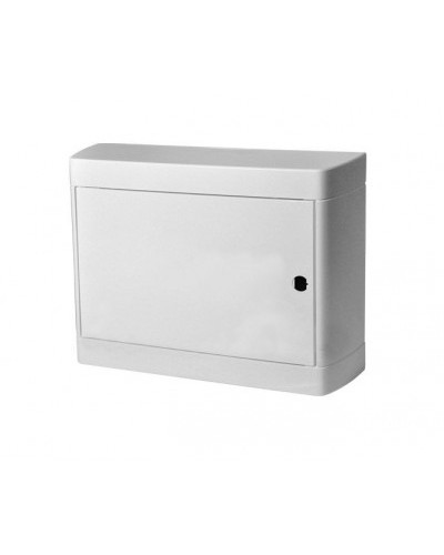 Накладной распределительный щит Nedbox с белой дверью 1 рейка х 12 (+1) модулей Legrand 601236 в Москве Боксы для автоматов Pintop.ru