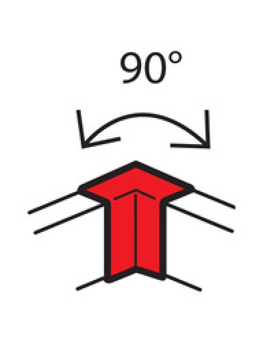 Угол внутренний для кабель-канала METRA 100x50 Legrand (638011) в Москве Аксессуары для кабель-канала Pintop.ru