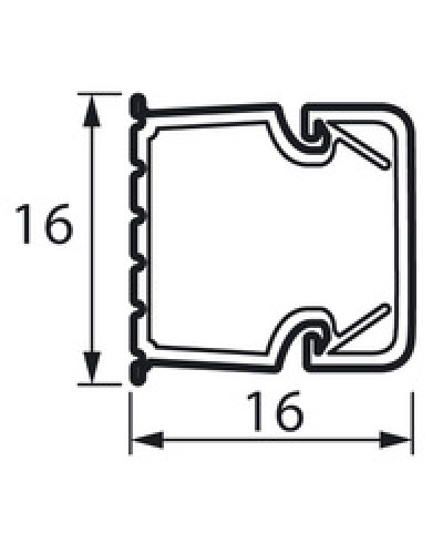 Кабель-канал METRA 16x16 Legrand (638191) в Москве Кабель-канал Pintop.ru