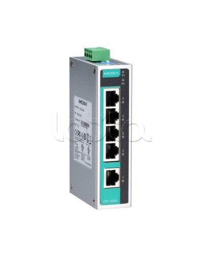 Коммутатор неуправляемый промышленный 5-портовый Moxa EDS-205A-T в Москве Коммутаторы Pintop.ru