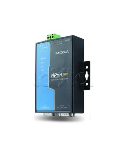Сервер 2-портовый RS-232/422/485 в Ethernet Moxa NPort 5250A в Москве Дополнительное оборудование для ОПС Pintop.ru