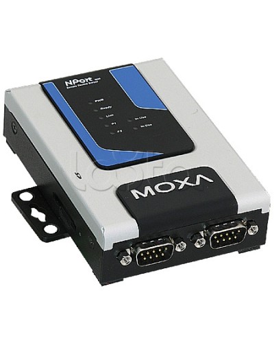 Сервер 2-портовый RS-232/422/485 в Ethernet Moxa NPort 6250 в Москве Дополнительное оборудование для ОПС Pintop.ru