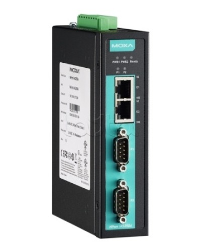 Сервер 2-портовый RS-232/422/485 в Ethernet Moxa NPort IA-5250AI-IEX в Москве Дополнительное оборудование для ОПС Pintop.ru