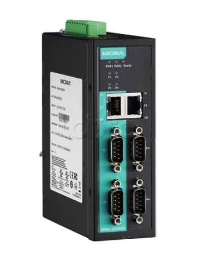 Сервер 4-портовый RS-232/422/485 в Ethernet Moxa NPort IA-5450AI-T в Москве Дополнительное оборудование для ОПС Pintop.ru