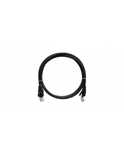 Шнур коммутационный 2хRJ45/8P8C, U/UTP, 4 пары, Кат.5е, LSZH, черный (5м) NIKOMAX NMC-PC4UD55B-050-C-BK в Москве Патчкорды (медные) Pintop.ru