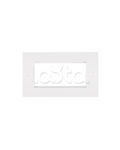 Панель лицевая NIKOMAX NMC-PL2PB-WT в Москве Аксессуары для кабель-канала Pintop.ru