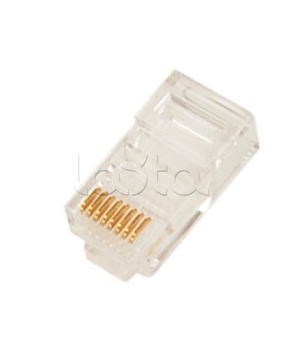 Разъем RJ-45 под витую пару (100 шт/уп) NIKOMAX (NMC-RJ88RE06UD1-100) в Москве Коннекторы и разъемы Pintop.ru