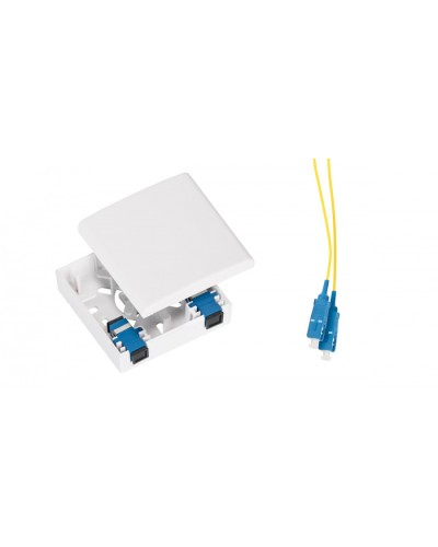 Розетка оптическая NIKOMAX NMF-WO02SCUS2-CS-WT в Москве Кроссы оптические Pintop.ru