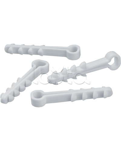 Дюбель-хомут Navigator 93 750 NCU-F-5-10-45-100-WH (100 шт/упак) в Москве Крепеж: Дюбели, шурупы, саморезы Pintop.ru