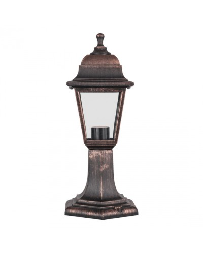 Светильник Navigator 80 470 NOF-PG31-003-IP44-E27 ( 4 грани черный под медь) в Москве Светильники Pintop.ru