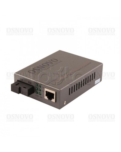 Медиаконвертер Fast Ethernet OSNOVO OMC-100-11S5a в Москве Медиаконвертеры Pintop.ru
