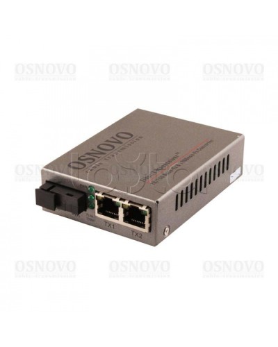 Медиаконвертер Fast Ethernet OSNOVO OMC-100-21S5a в Москве Медиаконвертеры Pintop.ru