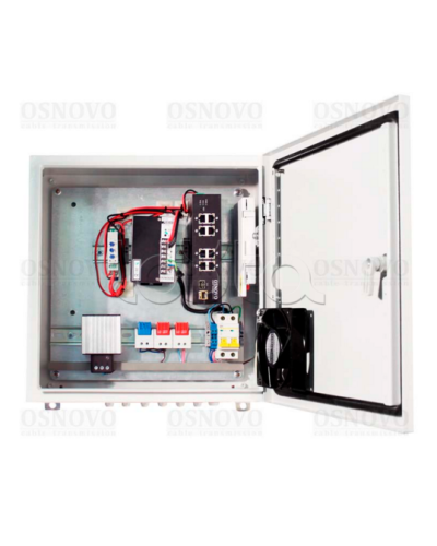 Cтанция базовая, уличная OSNOVO OS-44T1 в Москве Блоки питания для кожухов и камер Pintop.ru