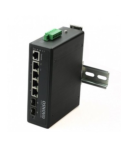 Промышленный управляемый (L2+) PoE коммутатор Gigabit Ethernet на 6 портов OSNOVO SW-80402-IL(port 90W,360W) в Москве Коммутаторы Pintop.ru
