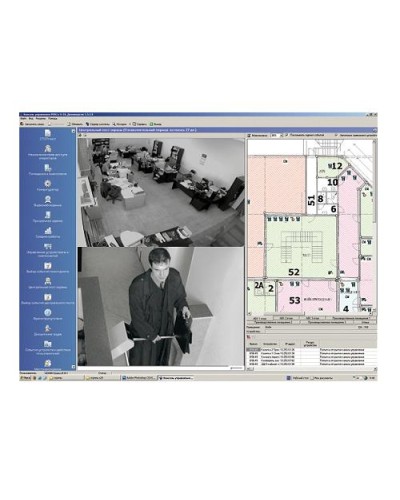 ПО Модуль Центральный пост PERCo-SM13 в Москве Сетевая СКУД Perco Pintop.ru