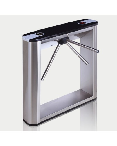 Турникет тумбовый электромеханический со стандартными планками, черной крышкой PERCo-TTD-03.1G (стандартные планки, черная крышка) в Москве Турникеты Pintop.ru