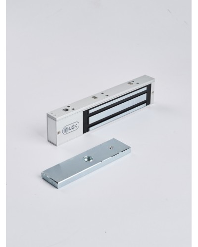 R-Lock RL-EM280-L0S - Электромагнитный замкок, 280кг, DC12/24B, цвет серебристый сатинированный алюминий RAL 7047 в Москве Электромагнитные замки Pintop.ru