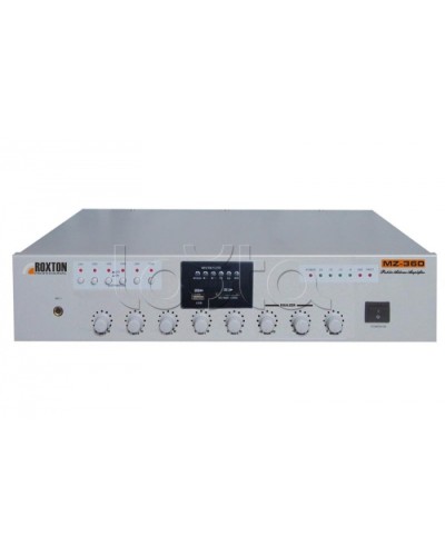 Микшер-усилитель ROXTON MZ-360 в Москве Система оповещения и трансляции Roxton Pintop.ru