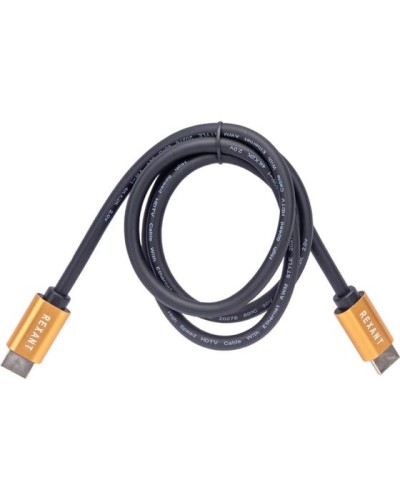 Кабель HDMI - HDMI 2.0, 1м, Gold REXANT 17-6102 в Москве Системы видеонаблюдения Pintop.ru