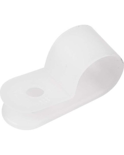 Кабельная скоба под винт 9 мм, белая, упаковка 50 шт. Rexant (07-4409) в Москве Держатели, клипсы, скобы Pintop.ru