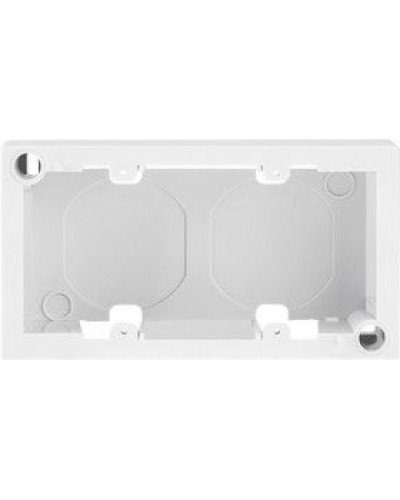 Короб накладной для лицевых панелей 80х150 под 4 модуля 45х22,5 Mosaic 03-0127 в Москве Распределительные коробки Pintop.ru