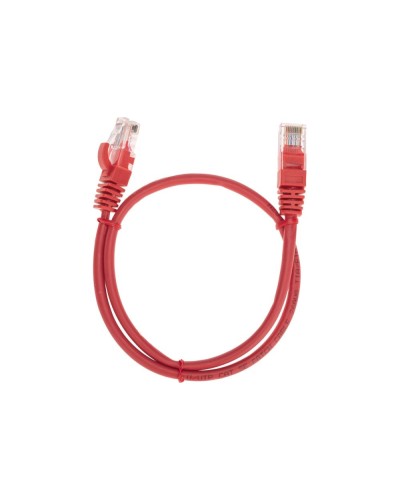 Патч-корд U/UTP, CAT 5e, RJ45-RJ45, 26AWG, LSZH, красный, 0,5м REXANT 02-0103-05 в Москве Патчкорды (медные) Pintop.ru