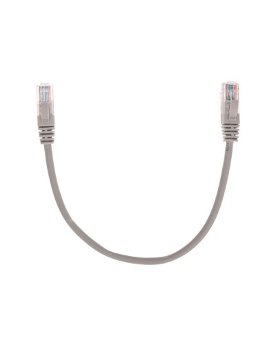 Патч-корд U/UTP, CAT 5e, RJ45-RJ45, 26AWG, LSZH, серый, 0,3м REXANT 02-0100-03 в Москве Патчкорды (медные) Pintop.ru