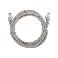 Патч-корд U/UTP, CAT 5e, RJ45-RJ45, 26AWG, LSZH, серый, 3м REXANT 02-0100-3