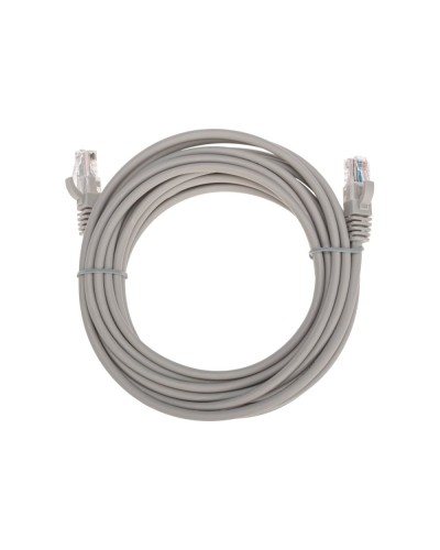 Патч-корд U/UTP, CAT 5e, RJ45-RJ45, 26AWG, LSZH, серый, 5м REXANT 02-0100-5 в Москве Патчкорды (медные) Pintop.ru