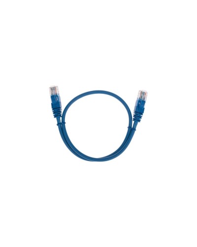 Патч-корд U/UTP, CAT 5e, RJ45-RJ45, 26AWG, LSZH, синий, 0,5м REXANT 02-0104-05 в Москве Патчкорды (медные) Pintop.ru