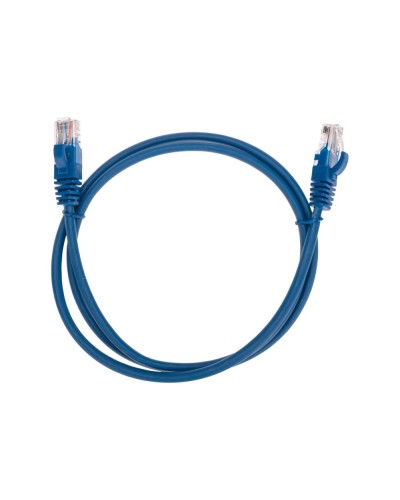 Патч-корд U/UTP, CAT 5e, RJ45-RJ45, 26AWG, LSZH, синий, 1м REXANT 02-0104-1 в Москве Патчкорды (медные) Pintop.ru
