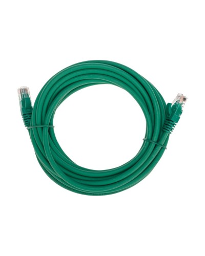 Патч-корд U/UTP, CAT 6, RJ45-RJ45, 26AWG, LSZH, зеленый, 5м REXANT 02-0296-5 в Москве Патчкорды (медные) Pintop.ru