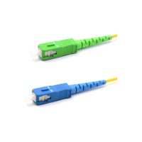 Патч-корд оптический переходной (SM), 9/125 (OS2), SC/APC-SC/UPC, (Simplex), LSZH, 10м REXANT 50-2062