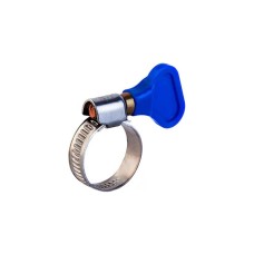 Хомут червячный 8-12/9-0,7мм, с ключом, нержавеющая сталь W2, (50 шт/уп) REXANT 07-0708-1