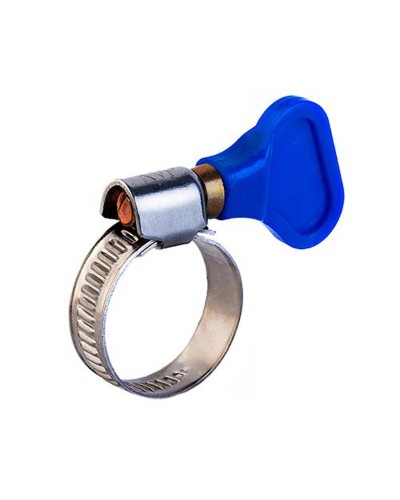 Хомут червячный 20-32/9-0,7мм, с ключом, нержавеющая сталь W2, (50 шт/уп) REXANT 07-0720-1 в Москве Стяжки-хомуты Pintop.ru