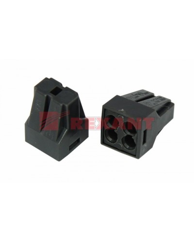 Электромонтажные экспресс-клеммы 773-304 (4*2.5мм² с пастой) (100шт/уп) REXANT 07-3040 в Москве Клеммные колодки Pintop.ru