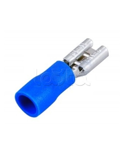 Клемма плоская изолированная 1.5-2.5 мм² (КПИ гнездо - 9мм) (100шт/уп) REXANT 08-0434 в Москве Клеммные колодки Pintop.ru