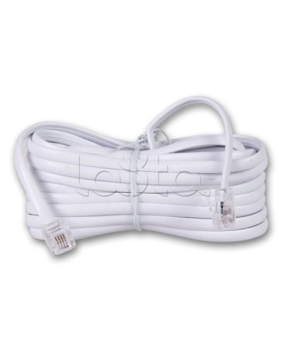 Удлинитель телефонный 7 м белый (10шт/уп) REXANT 18-3071 в Москве Патч-корды и пигтейлы Pintop.ru
