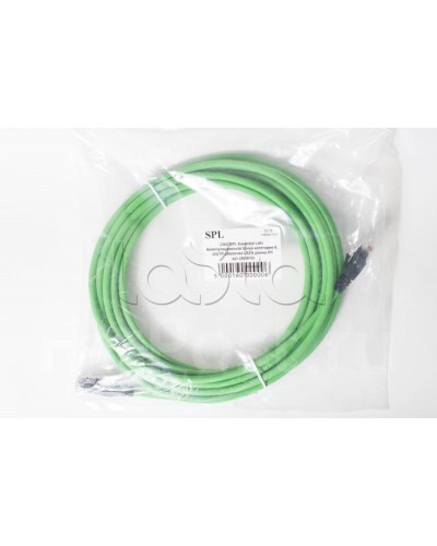 Коммутационный шнур категории 6 U/UTP 4х2х(7х0,21) LSZH 5м зеленый SPL (500016) в Москве Патч-корды и пигтейлы Pintop.ru