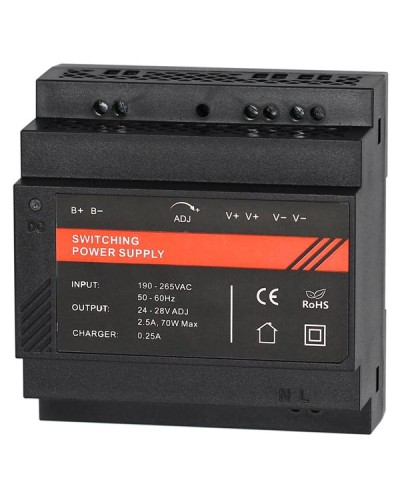 Б.б.п. 12 VDC/ 5 A; 220 VAC, крепление на DIN-рейку Smartec ST-PS105BDL-BK в Москве Устройства защиты операционных процессоров (ОПС) Pintop.ru