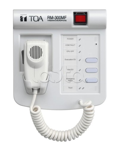 Панель микрофонная пожарная для серии VM-3000 в Москве Системы оповещения и трансляции TOA Pintop.ru