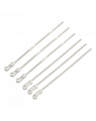 Стяжка пластиковая нейлоновая под винт, 4х200мм, 100шт TWT (TWT-CVS-200) в Москве Стяжки-хомуты Pintop.ru