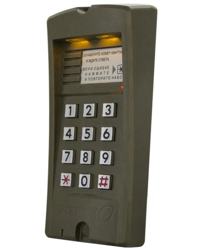 Блок вызова домофона Vizit БВД-310F в Москве Блоки вызова многоабонентные Pintop.ru