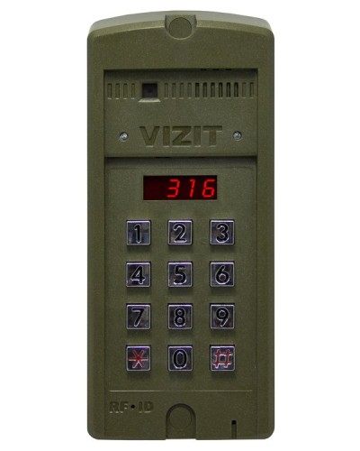 Блок вызова для совместной работы с БУД-302 Vizit БВД-316RCP в Москве Блоки вызова многоабонентные Pintop.ru