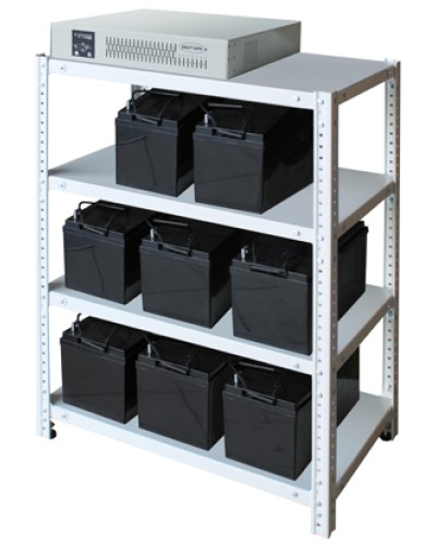 Стеллаж для АКБ Бастион 1,0х0,7х0,4-4П в Москве Электротехническое оборудование Pintop.ru