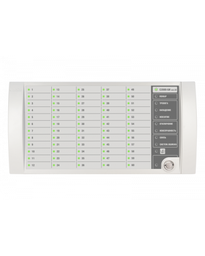 Блок индикации Болид С2000-БИ исп.02(2хRS485) в Москве Охранно-пожарное оборудование Pintop.ru