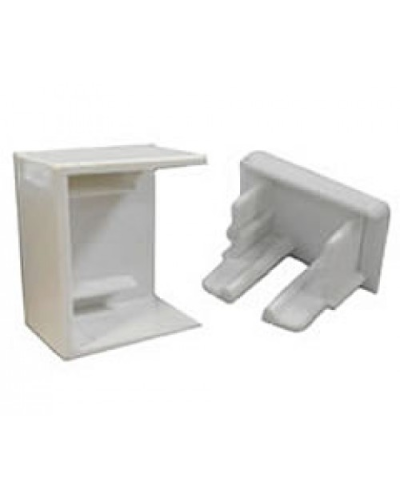 Заглушка 40х25мм (10шт) 1000шт. Экопласт 72808-10 в Москве Аксессуары для кабель-канала Pintop.ru