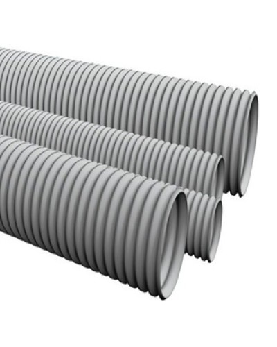Труба ПВХ гофрир. легкая, диам 50мм Экопласт 10050 в Москве Труба гофрированная Pintop.ru